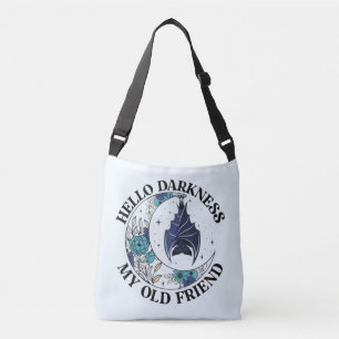 Bolsa Ajustável Bat Quarter Moon Crossbody Bag