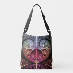 Bolsa Ajustável Batida cardíaca, Abstrato Surreal Fantasy Arte Fr