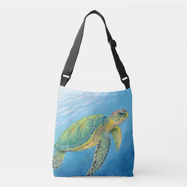 Bolsa Ajustável Beauty of the turtle (Frente)
