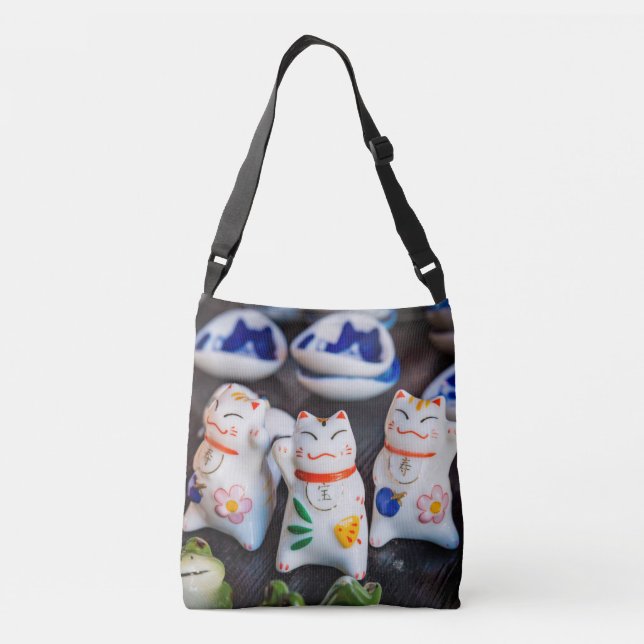 Bolsa Ajustável Beckoning - figurinos de gatos (Verso)