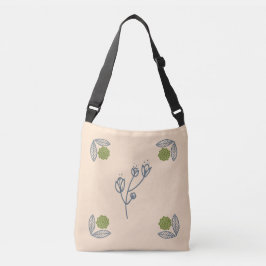 Bolsa Ajustável bege floral