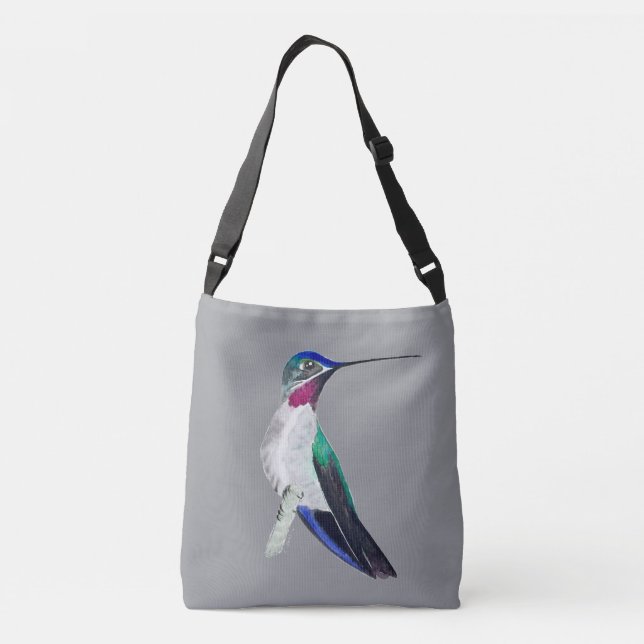 Bolsa Ajustável Beija-flor-de-bico-comprido (Verso)