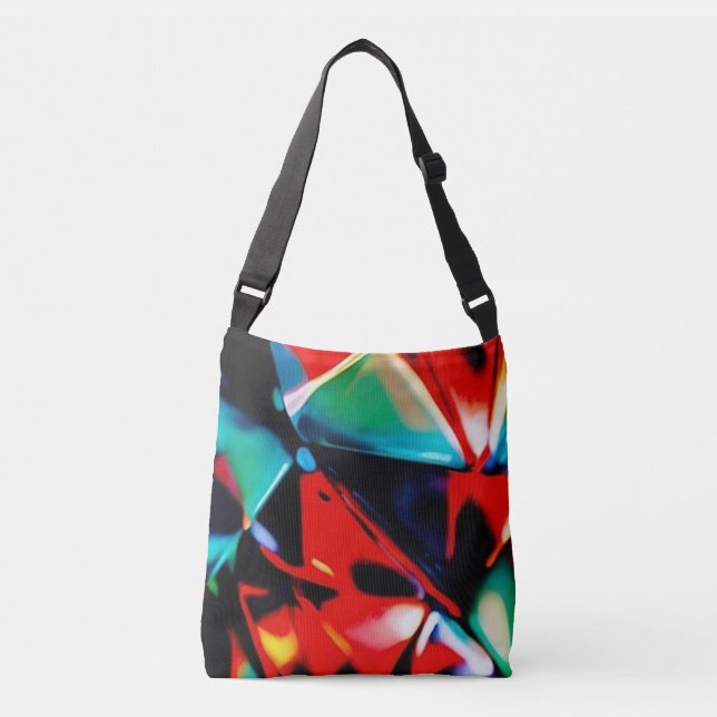 Bolsa Ajustável Bela Bagunça De Cores (Frente)