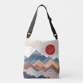 Bolsa Ajustável Beleza do Pôr do Sol nas Montanhas