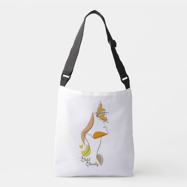 Bolsa Ajustável Beleza Negocial Mulheres Empoderando Aspas de Arte (Frente)