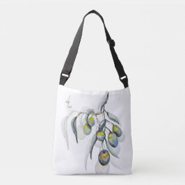 Bolsa Ajustável Belo Branch Watercolor pintado à mão