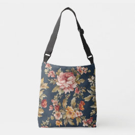 Bolsa Ajustável Belo Padrão Floral Italiano