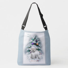 Bolsa Ajustável Bichon Frise Christmas