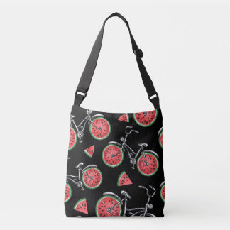 Bolsa Ajustável Bicicletas de roda de melancia, padrão de verão.