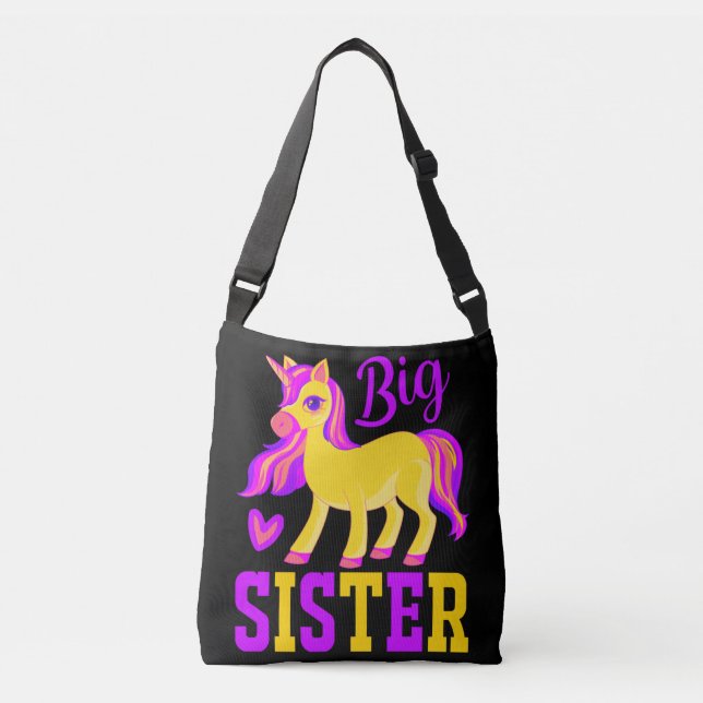 Bolsa Ajustável Big Sister Magical Unicorn (Frente)