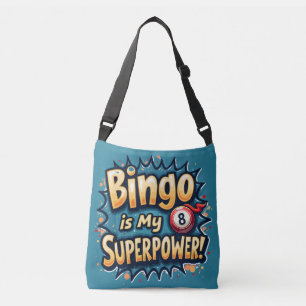 Bolsa Ajustável Bingo É O Meu Superpoder Retro Bingo Love