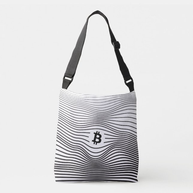 Bolsa Ajustável Bitcoin Force (White)  (Frente)