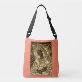 Bolsa Ajustável BLACK MADONNA em dourza Crossbody Bag