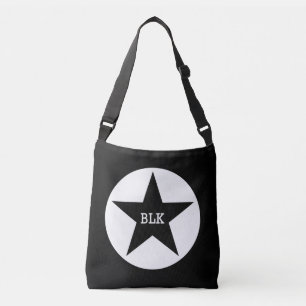 Bolsa Ajustável Black Star Crossbody Bag