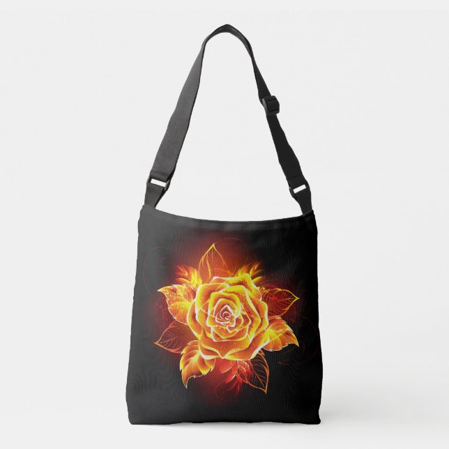 Bolsa Ajustável Blooming Fire Rosa (Frente)