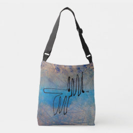Bolsa Ajustável Blue Dog, Abstract Art