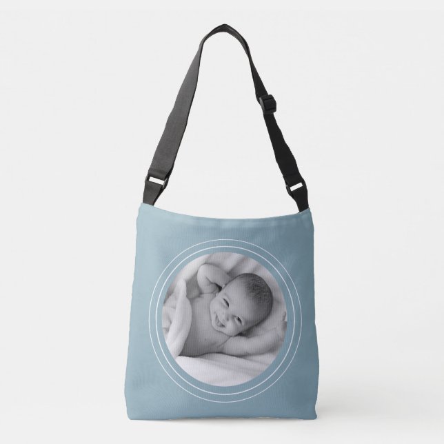 Bolsa Ajustável Blue Personated Crossbody Bag (Frente)