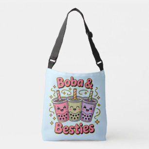 Bolsa Ajustável BOBA & Besties Vibes - Perfeito para Boba Tea Love