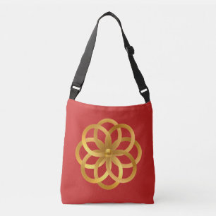 Bolsa Ajustável Boho Chic Mandala Dourado