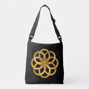 Bolsa Ajustável Boho Chic Mandala Dourado
