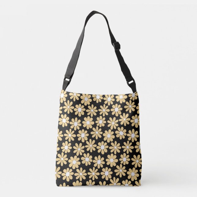 Bolsa Ajustável Boho Daisy arte original (Verso)
