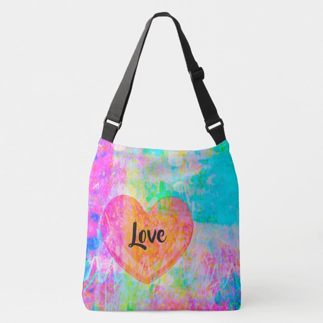 Bolsa Ajustável Boho Heart Love (Frente)