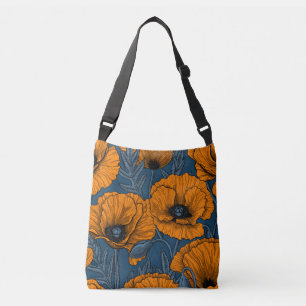 Bolsa Ajustável Bolhas de laranja em azul escuro