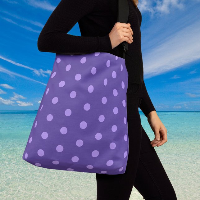 Bolsa Ajustável Bolinhas Funky - Corpo-Corpo Roxo (Criador carregado)