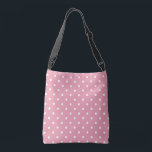 Bolsa Ajustável Bolinhas Rosa Rosa<br><div class="desc">Uma bela sombra de rosa que tem apenas uma sugestão de cor rosada a ela fazer a escuridão para nomes mais claros e mais claros.    Alguns dos produtos também incorporam bolinhas rosa e brancas correspondentes.   Eles são uma canvas vazio pronta para o seu texto ou imagem.</div>