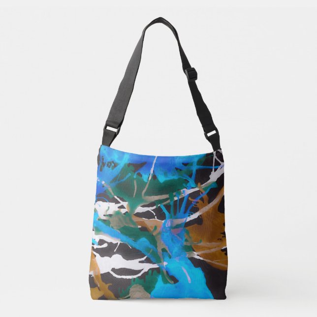 Bolsa Ajustável Bolsa: "Memória", azul-ceruliano (Frente)