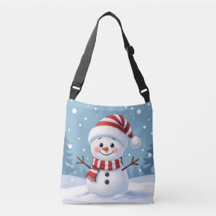 Bolsa Ajustável Boneco de neve fofo com cachecol e chapéu