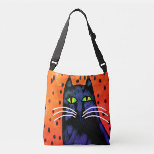 Bolsa Ajustável Bonita Abstrato de Arte Gato