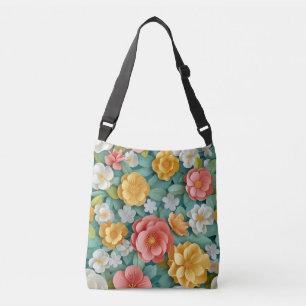 Bolsa Ajustável Bonita Margarida Floral Fantasy e Glitter Rainbow
