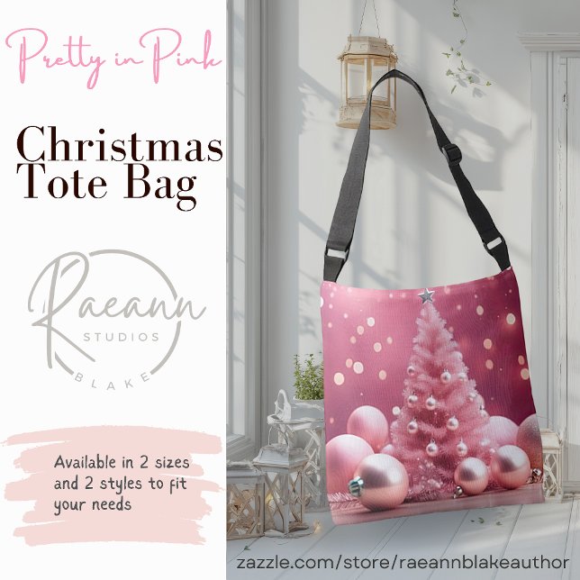 Bolsa Ajustável Bonito no saco de Design de Natal rosa (Criador carregado)