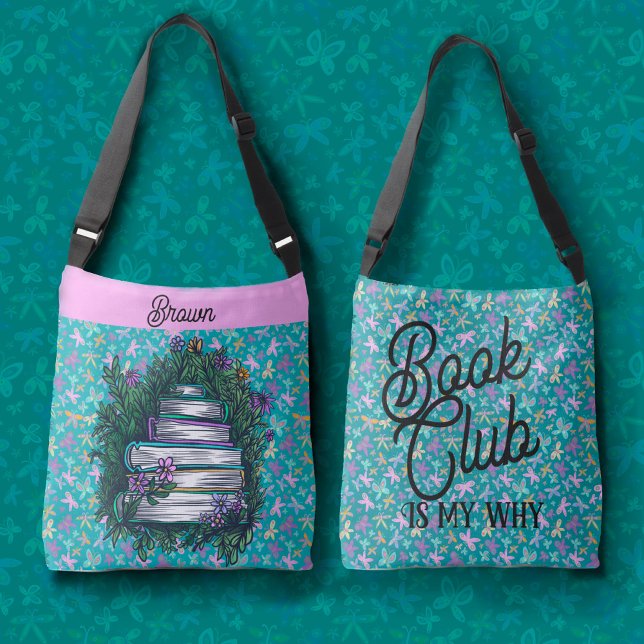 Bolsa Ajustável Book club is my why (Criador carregado)