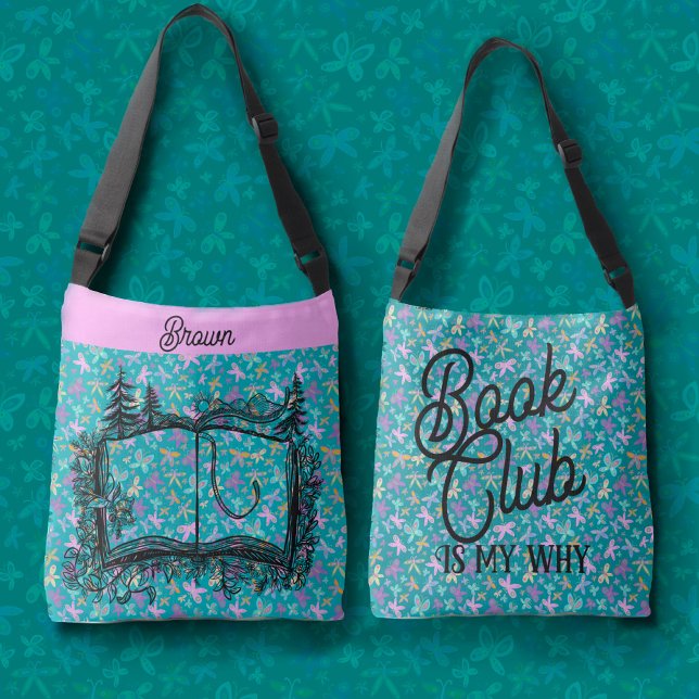 Bolsa Ajustável Book club is my why (Criador carregado)