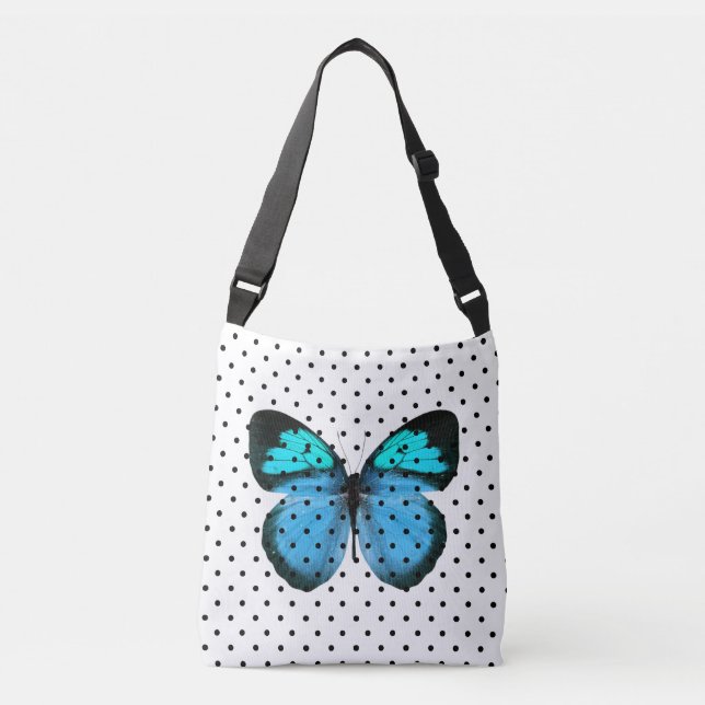 Bolsa Ajustável Borboleta de Bolinhas Chic (Frente)