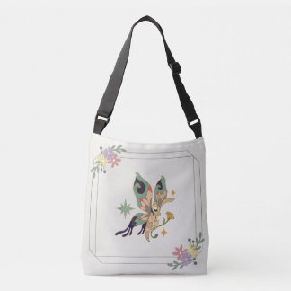 Bolsa Ajustável Borboleta Floral Enfeitiçada