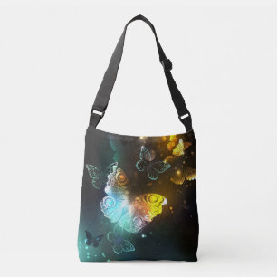 Bolsa Ajustável Borboleta Luminosa e borboletas noturnas