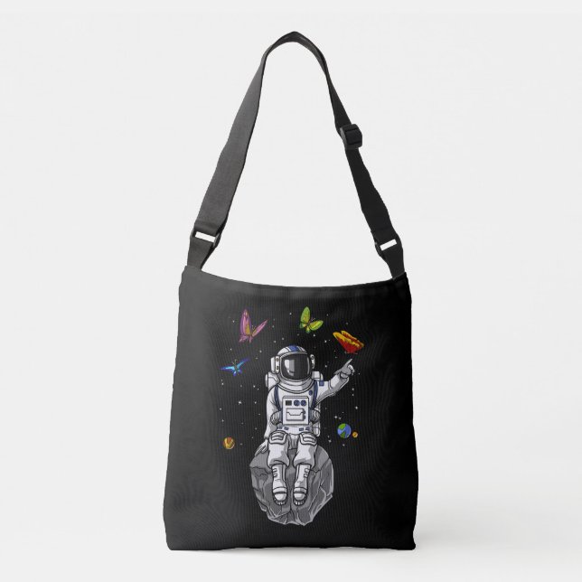 Bolsa Ajustável Borboletas Astronautas (Frente)