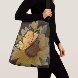 Bolsa Ajustável Borboletas e flores de aquarelas