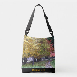 Bolsa Ajustável Boston, MÃE Fall Foliage Comic Art 0533