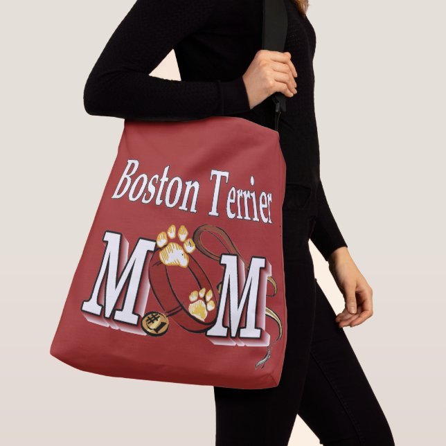 Bolsa Ajustável Boston Terrier Dog MOM (Close Up)
