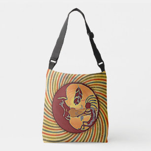 Bolsa Ajustável Botão Paisagem - Lua Kokopelli Feather 1