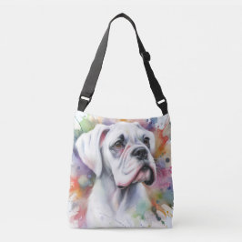 Bolsa Ajustável Boxer Whimsical Boxer Joy-Dog Embolado com Padrões