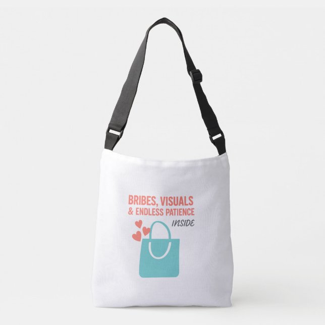 Bolsa Ajustável Bribes, Visuals & Endless Patience (Frente)