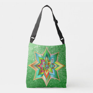 Bolsa Ajustável Brilhante Cor Brilhante Verde Verde Brilhante