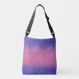 Bolsa Ajustável Brilhante Cor-De-Rosa Azul