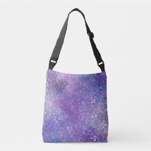 Bolsa Ajustável Brilho de Lantejoulas Rosa e Roxo