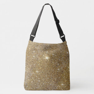 Bolsa Ajustável Brilho luxuoso do ouro - imagem impressa